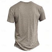 billiga Roliga T-shirts för män-Herr Grafisk Katt Slogan T-shirt Kortärmad T-shirt 3D-tryck Rund hals Skjorta Retro / vintage Ledigt Gatustil Gata Utomhussport Ledigt Ljusblå Kaki Vår &amp; sommar Kläder S M L XL 2XL 3XL