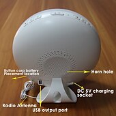 billige Smarte lys-LED Smart Light Soloppgangs Alarmklokke Lys Intelligent LED 7 Farger Justerbar med FM Radio Berøringskontroll Intelligent Hjem Soverom Stue Multifunksjons Lys