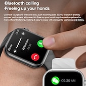 tanie Inteligentne bransoletki-696 MT500 Inteligentny zegarek 1.97 in Inteligentne Bransoletka Bluetooth EKG + PPG Monitorowanie temperatury Krokomierz Kompatybilny z Android iOS Męskie Odbieranie bez użycia rąk Powiadamianie o