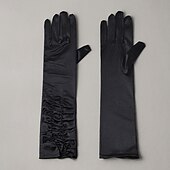 baratos Acessórios e mais-Punk e gótico Luvas Véu Mulheres Fantasia Dia Das Bruxas Carnaval Traje de festa para noite Adulto Luvas Bandana