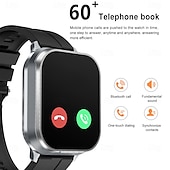 abordables Pulseras inteligentes-696 D8PRO Reloj inteligente 2.01 pulgada Pulsera inteligente Bluetooth Podómetro Recordatorio de Llamadas Seguimiento del Sueño Compatible con Android iOS Hombre Llamadas con Manos Libres