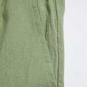 baratos Feriado-Homens Calças Calça verão Calças largas Calças de praia Calça casual Com Cordão Bolso frontal Perna reta Tecido Conforto Macio Comprimento total Ioga Feriado Praia Moda Havaiana Preto Branco