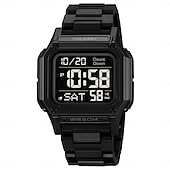abordables Relojes digitales-SKMEI Hombre Reloj Digital Al Aire Libre Deportes Moda Reloj de Muñeca Luminoso Cronómetro Despertador cuenta regresiva TPU Reloj