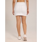 cheap Women&#039;s Golf Clothing-Women&#039;s Golf Skorts White Bottoms Ladies Golf Attire Clothes Outfits Wear Apparel