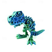 ieftine Statui-Dragon imprimat 3d cu oase articulate - figurina de dinozaur mobila, cadou perfect sau decor de birou pentru adulti