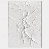 voordelige Schilderijen van landschappen-3d wit olieverfschilderij met de hand geschilderd olieverfschilderij met dikke textuur beige wit schilderij op canvas abstract getextureerd olieverfschilderij voor muurkunst schilderij voor woonkamer