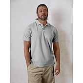 billiga Herrgolfkläder-Herr Vandringspolotröja Svart Vit Ljusgrön Kortärmad Överdelar Golfkläder Kläder Outfits Bär kläder