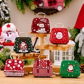 Χαμηλού Κόστους Συλλεκτικές Φιγούρες-χριστουγεννιάτικα είδη διακόσμησης, τσίγκινη τσάντα μπομπονιέρα, παιδικό δώρο, μίνι τσίγκινο τσαντάκι