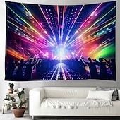 cheap Blacklight Tapestries-Blacklight Tapestry UV Reactive Glow in the Dark Glow Party Neon Party Ideas Hanging Tapestry Wall Art Mural for Living Room Bedroom