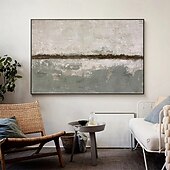 preiswerte Stillleben-Gemälde-abstraktes Ölgemälde großes handgemaltes beiges Gemälde handgemachtes Wabi-Sabi-Kunstwerk Ölgemälde handgemalt strukturiertes graues Ölgemälde beiges Ölgemälde abstrakte Leinwandkunst moderne
