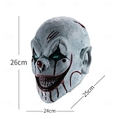 preiswerte Masken-Killerclown Böser Clown Maske Haloween Figuren Erwachsene Herren Damen Grusel Gruseliges Kostüm Halloween Halloween Karneval Einfaches Karnevalskostüm