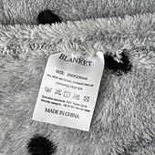 abordables Couvertures de lit-Couverture de lit en velours de coton avec motif panda - ultra douce et confortable pour un confort en toute saison - imprimé panda adorable et fantaisiste - parfait pour ajouter une touche de fun à votre chambre