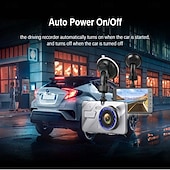 abordables DVR pour voiture-A10 1080p Nouveau design / Full HD / HD DVR de voiture 170 Degrés Grand angle 4 pouce IPS Dash Cam avec Vision nocturne / G-Sensor / Surveillance du stationnement Enregistreur de voiture