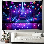 cheap Blacklight Tapestries-Blacklight Tapestry UV Reactive Glow in the Dark Glow Party Neon Party Ideas Hanging Tapestry Wall Art Mural for Living Room Bedroom