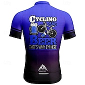 levne Pánské dresy-Pánské Cyklodres Krátký rukáv Kolo Tričko Dres se 3 zadními kapsami Horská cyklistika Prodyšné Rychleschnoucí Anatomický design Odvod Červená Modrá Fialová Spád Sportovní Oblečení