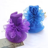 cheap Fascinators &amp; Hats-1950s Retro Vintage Derby Hat Church Hat Kentucky Derby Hat Gentlewoman Noblewoman Women's Valentine's Day Derby Ascot Horse Racing Festival Adults' Hat Spring &amp; Summer