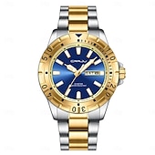 abordables Montres à quartz-Crrju top original hommes montre à quartz vert montre étanche pour hommes en acier inoxydable quartz hommes montre de luxe montre-bracelet lumineuse