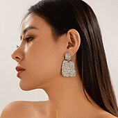 abordables Pendientes-Mujer Pendientes cortos Geométrico Precioso Importante Elegante Aretes Joyas # 1 / # 2 / # 3 Para Boda Fiesta Diario Fiesta de baile 1 Par