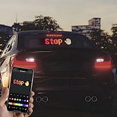 billiga GDS-bilinteriör-bil led flexibel display app bluetooth bil reklam skärm fullfärg smart bil klistermärke ip65 vattentät mjuk skärm display