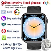 tanie Inteligentne bransoletki-696 MT500 Inteligentny zegarek 1.97 in Inteligentne Bransoletka Bluetooth EKG + PPG Monitorowanie temperatury Krokomierz Kompatybilny z Android iOS Męskie Odbieranie bez użycia rąk Powiadamianie o