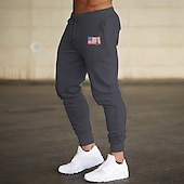 tanie męskie spodnie aktywne-Męskie Spodnie Joggers Jogger Spodnie dresowe Spodnie sportowe Spodnie do ćwiczeń Kieszeń Ściągana na sznurek Elastyczny pas Spodnie Na zewnątrz Sport i turystyka Obuwie sportowe Jesień Oddychający
