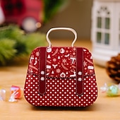 Χαμηλού Κόστους Συλλεκτικές Φιγούρες-χριστουγεννιάτικα είδη διακόσμησης, τσίγκινη τσάντα μπομπονιέρα, παιδικό δώρο, μίνι τσίγκινο τσαντάκι