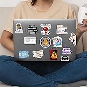 voordelige Muurstickers-150 stuks grappige stickers voor volwassenen, geschikt voor bumpers, veiligheidshelmen, waterflessen, collega&#039;s, computers, vinyl waterdichte stickers