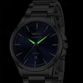 cheap Quartz Watches-Brand Watch Trendy Fashion Sports Calendar Waterproof Fully Automatic Steel Strip Quartz Men&#039;s Bowl Watch