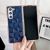 Недорогие Чехлы для Samsung-телефон Кейс для Назначение SSamsung Galaxy Z Fold 5 Z Fold 4 Z Fold 3 Кейс на заднюю панель Защита от удара броня Покрытие ПК Кожа PU