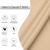 abordables T-shirt Henley décontracté-Homme T-shirt Chemise Henley Manche Courte Couleur Unie Mode Designer Confortable Patchwork Boutons Henley Occasionnel Quotidien Extérieur Été Kaki T-shirt Henley