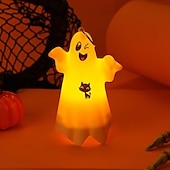 cheap Hallowen Prop Lighting-Halloween Decorations Lighted Ghost LED Electronic Candle Lights Glow Ghost Spooky Atmosphere Decor Props 4/8/16PCS