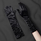 baratos Acessórios e mais-Punk e gótico Luvas Véu Mulheres Fantasia Dia Das Bruxas Carnaval Traje de festa para noite Adulto Luvas Bandana