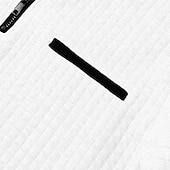 お買い得  メンズクラシックポロ-男性用 ワッフルポロシャツ Pullover スポーツ デイリーウェア クォータージップ 長袖 ファッション 快適 カラーブロック ポケット ジッパーを閉める 春 &amp; 秋 レギュラー ブラック ホワイト ブルー オレンジ ワッフルポロシャツ