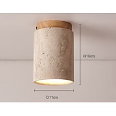 cheap Ceiling Lights-LED Ceiling Lights Warm White 1-Light Japanese Wabi Sabi Hotel Lobby Corridor Close to Ceiling Lighting Creative Restaurant Room Balcony Ceiling Lamp Fixtures 100-265V