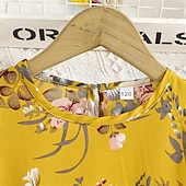 cheap Casual Dresses-Easter Girls&#039; 3D Flower Dress Sleeveless Summer Vacation Daily Holiday Princess Beautiful Sweet Kids 4-12 Years Casual Dress A Line Dress Midi Regular Fit