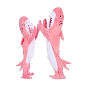 olcso párok halloween jelmezei-pár dinoszaurusz cápa halloween csoport családi jelmez gyerek felnőtt unisex vicces jelmez buli otthoni viselet halloween karnevál könnyű halloween jelmez