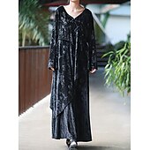 preiswerte Kleider-Retro Vintage Mittelalterlich Kleid Einfarbig Damen Maskerade Party / Abend Erwachsene Kleid