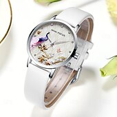 economico Orologi al quarzo-MINI FOCUS Da donna Orologio al quarzo Creativo Impermeabile Impermeabile Decorativo Pelle Guarda