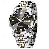 cheap Mechanical Watches-New Olevs Olevs Brand Fashion Trend Men&#039;S Business Watch Decorative Luminous Calendar Week Display Automatic Mechanical Watch Leisure Waterproof Sports Watch