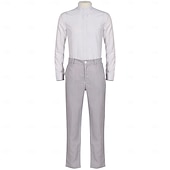 cheap Men&#039;s Costumes-Charlie and the Chocolate Factory Wonka Willy Wonka Cosplay Costume Outfits Cosplay Movie Cosplay for Men&#039;s Adults&#039; Carnival Masquerade Event / Party Masquerade