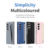 お買い得  サムスン用ケース-電話 ケース 用途 サムスンのギャラクシー Zフォールド7 Zフォールド6 Z Fold 5 Z Fold 4 Z Fold 3 バックカバー とスクリーンプロテクター Sペンで 耐衝撃 鎧 PC