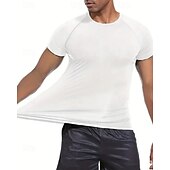 economico T-shirt e Canottiere da Corsa-Per uomo Maglia a compressione Maglia atletica Maglietta da Palestra Maglietta Fitness Manica Corta Maglietta Casuale Athleisure Grafico Asciugatura Rapida Alta elasticità Compressione Traspirante