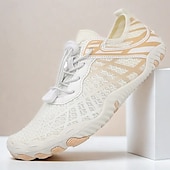 abordables Baskets-chaussures pieds nus légères pour hommes – baskets en mesh respirant avec laçage et semelle flexible pour la marche, la course et le confort au quotidien