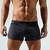 preiswerte Boxershorts für Herren-Herren 1 pc Unterwäsche Boxer Boxer-Shorts Nylon Atmungsaktiv Weich Komfortabel Glatt Mittlere Hüfthöhe Weiß Rosa