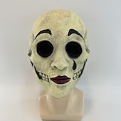 preiswerte Masken-Ein Spuk in Venedig Geist Maske Voller Kopf Erwachsene Herren Damen Gruseliges Kostüm Leistung Party Halloween Karneval Einfaches Karnevalskostüm
