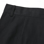 cheap Chinos-Men&#039;s Trousers Chinos Summer Pants Casual Pants Zipper Plain Comfort Breathable Full Length Casual Daily Holiday Fashion Basic Black Khaki Micro-elastic