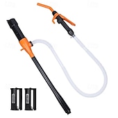 billiga Reparationsverktyg-bärbar batteridriven pump batteridriven pump för flytande vatten/bränsleöverföring med justerbar flödeskontroll  &amp; filterdesign 2,2 gallon per min för bensinhävertpump
