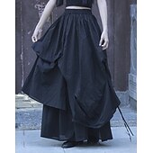 olcso Alsók-Punk és gótika Steampunk Szoknya Gót lány Jelmez Női Kalóz Fantasy Steampunk Álarcos mulatság Alkalmi / Napi Felnőttek Szoknya