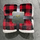 お買い得  ブランケット＆毛布-フランネルの二層ベッドブランケット - 非常に柔らかくて暖かく、心地よく快適 - オールシーズンに最適 - 豪華で丈夫な生地 - 寄り添ったり、くつろいだり、ベッドに暖かさを加えるのに最適です。