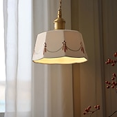 economico Luci Isola cucina-lampada a sospensione a led bianco caldo 10/50cm 1/3-luce lampada a sospensione in ceramica stile industriale paralume e27 vite apparecchi di illuminazione a soffitto camera da letto sala da pranzo